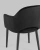 Набор из 4 стульев Stool Group Венера MC16-2YS KD HLR-66 X4 черный фото 8