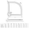 Поддон EXCELLENT Sense 90x90 (белый) фото 3