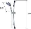 Душевой гарнитур Remer 310M318XF фото 2