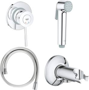 Гигиенический душ Grohe BauClassic 124902 со смесителем, С ВНУТРЕННЕЙ ЧАСТЬЮ