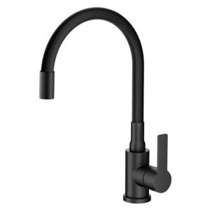 Смеситель для кухни Agger Easy A3100544 с гибким изливом, черный