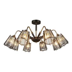 Потолочная люстра IMEX Md.4050 MD.4050-8-S BK+FGD