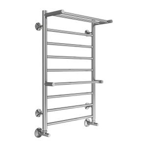 Полотенцесушитель водяной Terminus Аврора П8 50x80, с полкой, хром