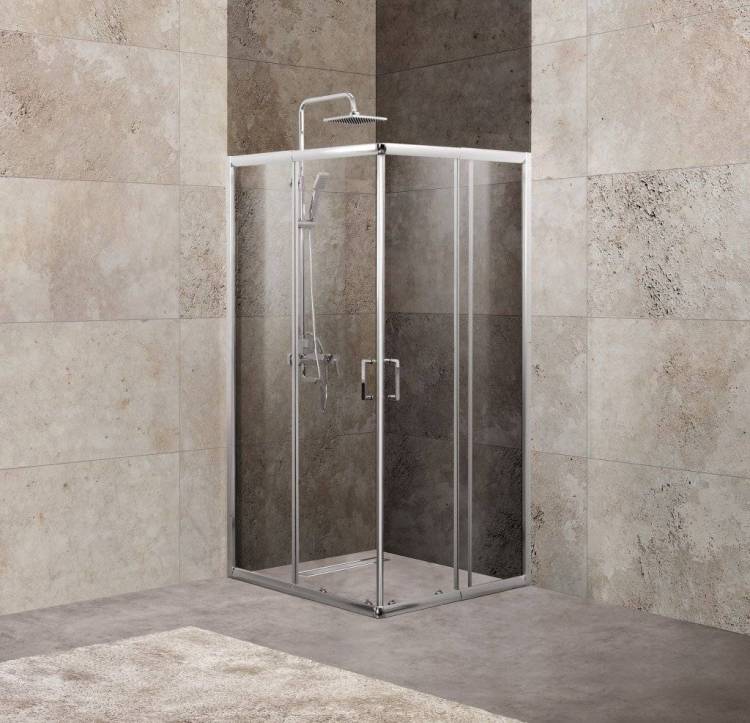 Душевой уголок BelBagno Unique A-2-85/100-M-Cr