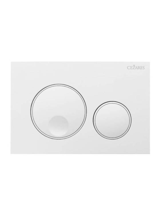 Кнопка смыва Cezares Relax RELAX-BTN-BL белый глянец