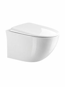 Унитаз подвесной Knotlor Вектор WC530PWG безободковый, белый глянец