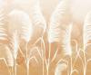3D Фотообои Artegrafico «Колосья на небесном фоне в бежевых тонах» NJ-031 акварель