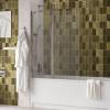 Шторка на ванну Wasserkraft Salm 27P02-110 110x140 Хром глянцевый