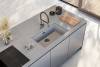 Мойка кухонная Alveus Granital Omni 40 1150059 Concrete-G81 с сифоном, 75x45 фото 4
