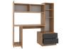 Стол компьютерный Woodville Бишоп 7 559230 дуб крафт золотой/антрацит 153x59x160 фото 3