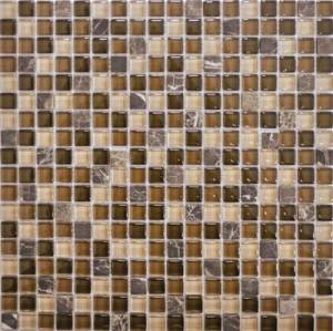 Мозаика Q-stones Камень+стекло QSG-022-15/8 30.5x30.5
