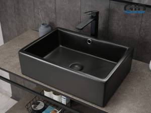 Раковина Gid Geométrico N9129bg 53381 черный графит, 50x38x14.5