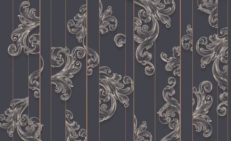 3D Фотообои Artegrafico «Волны Посейдона цвета мокко» PL-019 канвас