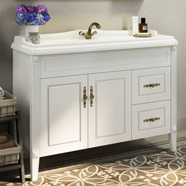 Тумба с раковиной Comforty Палермо-120 00004142367 белый