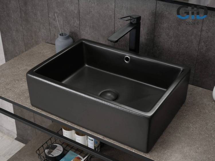 Раковина Gid Geométrico N9129bg 53381 черный графит, 50x38x14.5