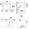 Мойка кухонная Blanco Subline 500-U 523439 серый бежевый фото 4