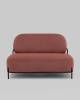 Диван Stool Group Стоун vd-dv-stone-cl-coral коралловый, велюр рельефный фото 3
