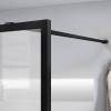 Душевая перегородка Vincea Walk-In HC Art VSW-1HC800CFB 800x2000, профиль черный, стекло прозрачное/рифленое фото 3