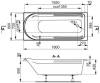 Акриловая ванна Vagnerplast Hera 180x80 ультра белая фото 9