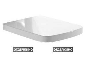 Крышка-сиденье Globo Relais RE020BI bi/cr с микролифтом, петли хром