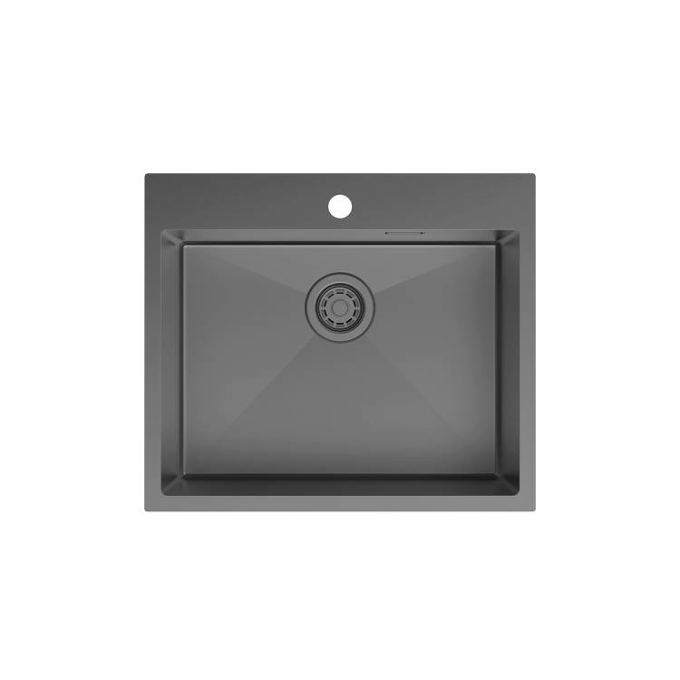 Мойка кухонная Iddis Haze HAZ59GMi77 графит, 59x51