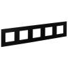 Рамка 5-постовая IEK Skandy SK-M52-M-K02 черный
