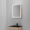 Зеркало-шкаф Sancos Mirror MI60EG 59x74, дуб галифакс натуральный фото 2