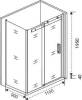 Душевой уголок Good Door Galaxy WTW+SP-C-В 110x90, профиль черный фото 5