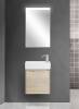 Тумба с раковиной Belbagno Kraft Mini KRAFT MINI-500/260-1A-SO-RGB-R 45x25x50 Rovere Galifax Bianco подвесная с распашной дверцей, правосторонняя фото 6