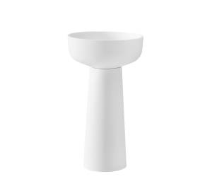 Раковина Vincea VBS-4SP02MW напольная, 48x48x85