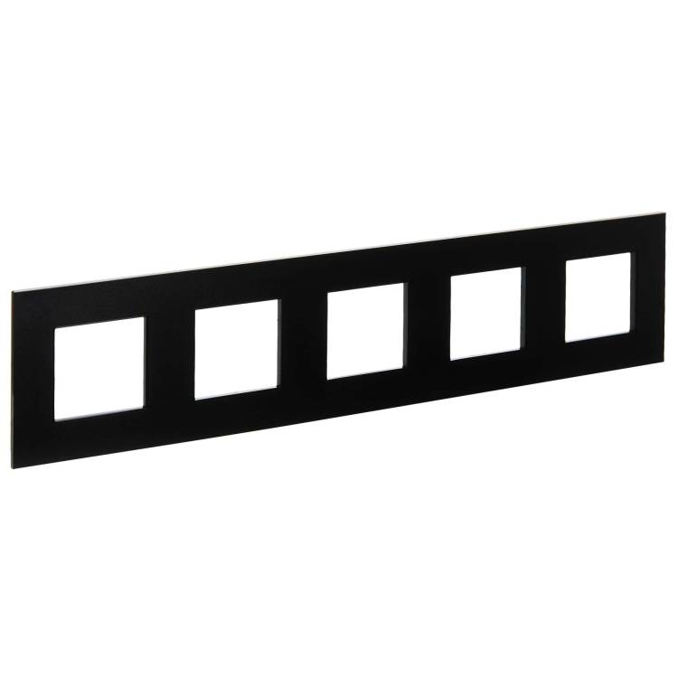 Рамка 5-постовая IEK Skandy SK-M52-M-K02 черный