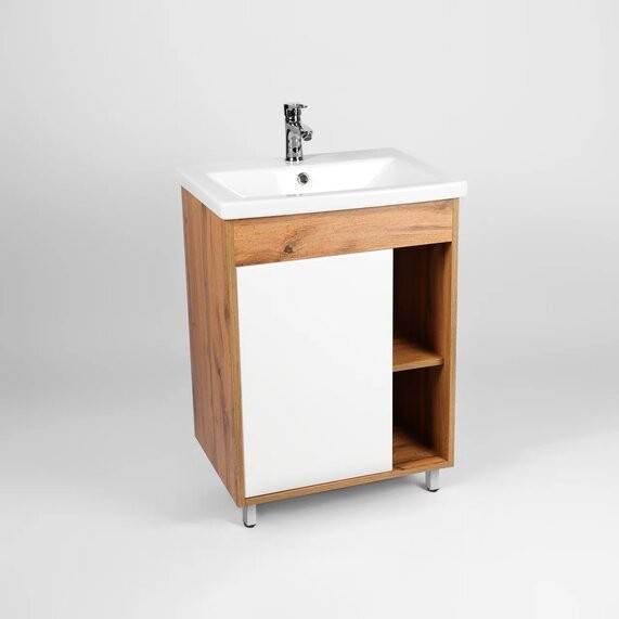 Тумба с раковиной Viant Бостон VBOS60CO-T1ST 430x560x820 1 ств