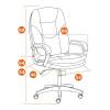 Кресло компьютерное Tetchair Comfort LT 19383 бежевый фото 18