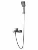 Смеситель для ванны Wonzon & Woghand WW-88639003A-BGM с душем, темный графит
