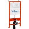 Система инсталляции для унитазов BelBagno BB026/BB042BL кнопка белая фото 2