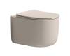 Унитаз подвесной Boheme Flow 969-SET-D с крышкой-сиденьем, Latte Soft