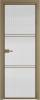 Межкомнатная дверь Profil Doors 3 AX цвет профиля Шампань, стекло безопасное 6 мм мору осветленное 700x2000