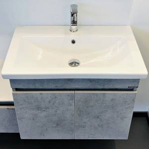 Тумба с раковиной Comforty Осло-70ПД 00-00006118 бетон светлый
