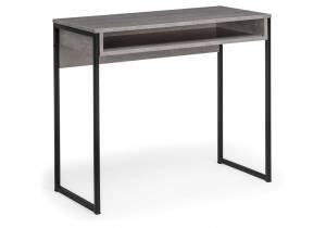 Письменный стол Notta Лео лофт 489678 бетон / матовый черный