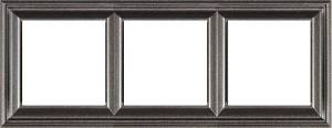 Рамка 3-постовая Jung ECO Profi Deco EPD483AN Антрацит