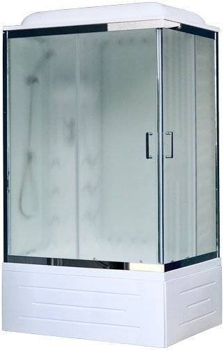 Душевая кабина Royal Bath RB 8100BP3-WC-CH с высоким поддоном, с сиденьем
