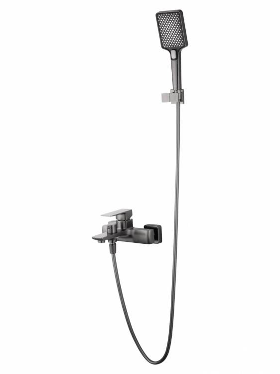 Смеситель для ванны Wonzon & Woghand WW-88639003A-BGM с душем, темный графит