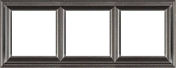 Рамка 3-постовая Jung ECO Profi Deco EPD483AN Антрацит