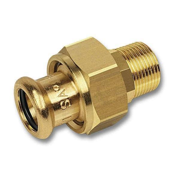 Сгон Sanha 8333G, ВПр-НР с плоским уплотнением, бронза, 28x1