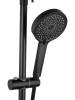 Душевая стойка Wonzon & Woghand WW-88739903-MB с термостатом, черный фото 6