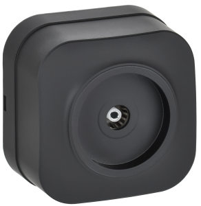 ТВ-розетка IEK Glory EAH10-K02M черный матовый