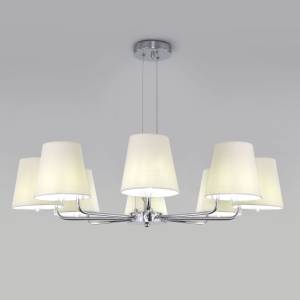 Большая подвесная люстра Eurosvet Amaretto 60155/8 хром