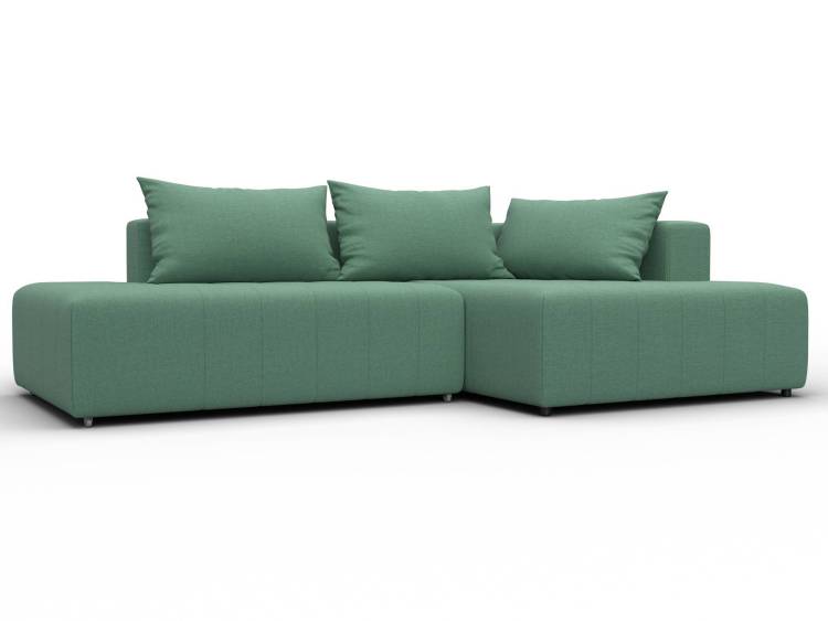 Диван угловой Лига Диванов Лига-103 134813 Зеленый
