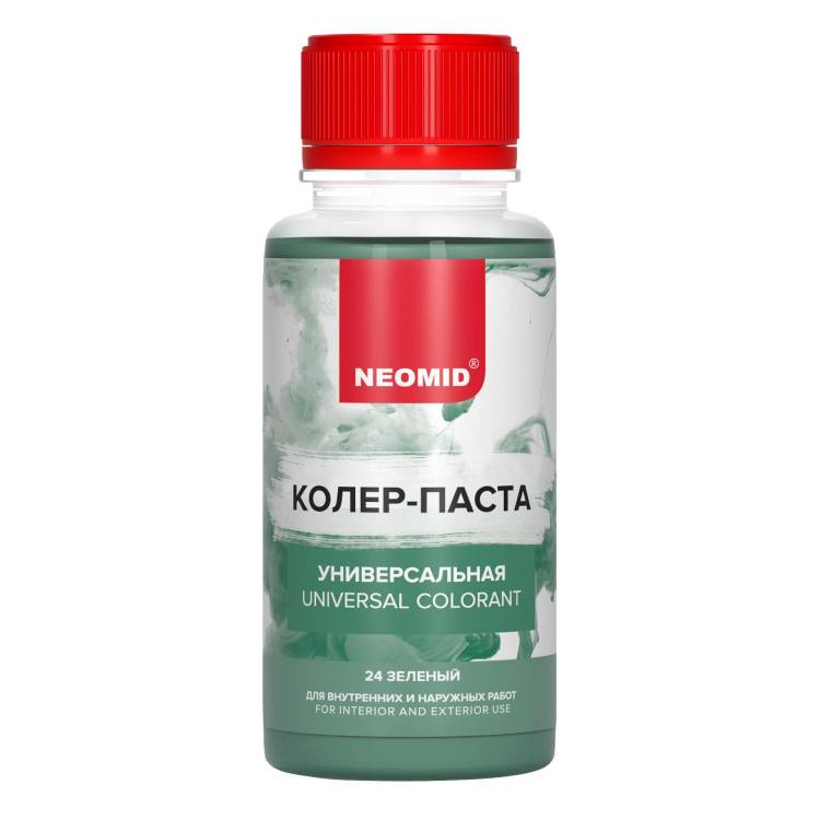Колер-паста универсальная Neomid 24 Зеленый 100 мл