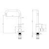 Смеситель для кухни Knotlor Streamline SS-01/1 сатин фото 7
